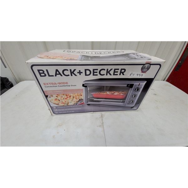 Black+Decker Extra-Wide Convection Countertop Oven New