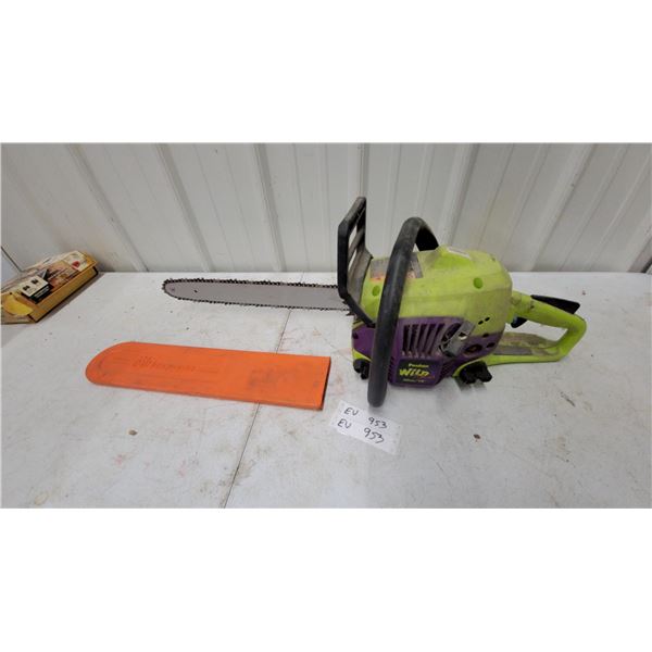 Poulan Wild Thing 40cc Gas Chainsaw with 18" Bar and Blade Cover