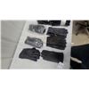 Image 4 : Collection of 16 pairBlack Leather Gloves, Various Styles, Some in Original Packaging