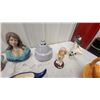 Image 3 : Ceramic Busts, Decorative Dutch Clogs, Figurines, Wicker Basket, and More