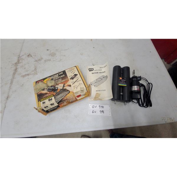 Wen Model 2305 Chain Saw Sharpener with Battery Holder and Owner's Manual