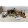 Image 1 : Victaulic Champion 1990 Award, Brass Horse Bookend, Baseball Trophies, and More