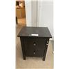 Image 1 : Ikea Hemnes Two-Drawer Nightstand in Black-Brown 15 x 21 x 26