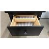Image 3 : Ikea Hemnes Two-Drawer Nightstand in Black-Brown 15 x 21 x 26