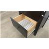 Image 4 : Ikea Hemnes Two-Drawer Nightstand in Black-Brown 15 x 21 x 26