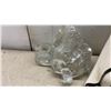 Image 5 : Pierrot Clown Ceramic Figurine, Green Glass Condiment Set, Oil Lamp, and More