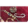 Image 3 : Silver-Tone Abalone Cuff Bracelet, Bicycle Chain Bracelet, Beaded Bracelet, and More