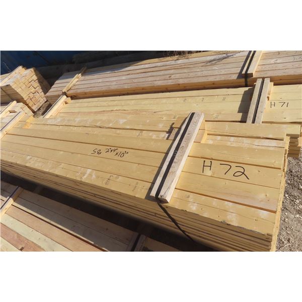 58 2"x4" x 10' Dimensional Lumber