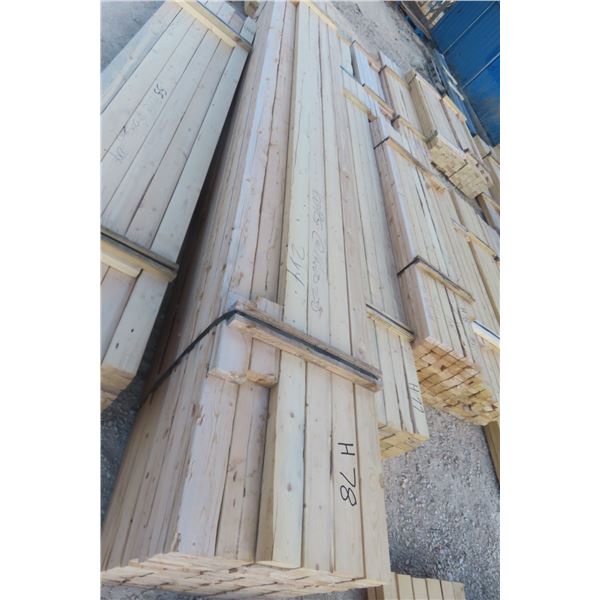 100 2"x4" x 14' Dimensional Lumber