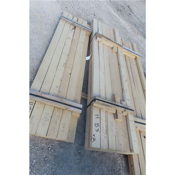 36 2"x4" x 7' to 7'-5" Dimensional Lumber