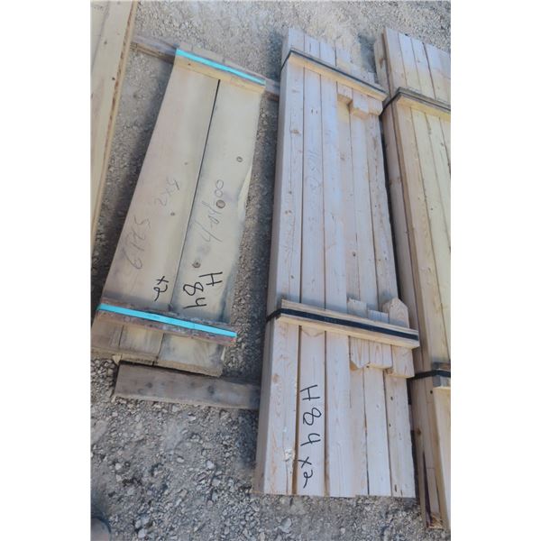 15 2"x4" x 4' to 6'-9" Dimensional Lumber
