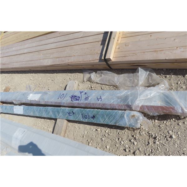 2 New Steel Base Flashing Trim – 28-Gauge, Copper/Brown 14-pc 12' and Green 14-pc 10'