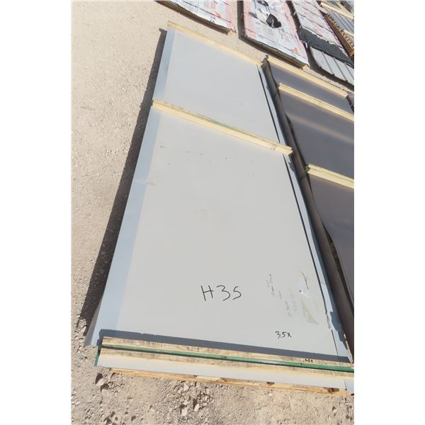10 Thin Sheet Metal – Green, 42" x 10'-7"