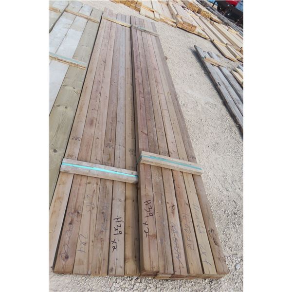 24 Pressure-Treated 2"x4" x 16' Lumber