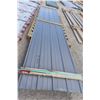 Image 1 : 6 Steel Siding/Cladding Panels – Grey, 36" x 192" (approx 288 sq ft)