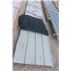 Image 1 : 10 Steel Siding/Cladding Panels – Light Grey, 36" x 19'-6" (approx 588 sq ft)