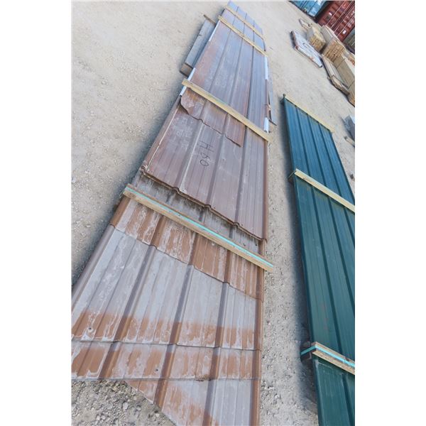2nd Chance Sheet Metal – Copper Penny Colour, Various Lengths up to 24', approx 56 Pieces