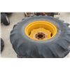 Image 4 : 2 Tractor Tires w/ Rims – 16.9x24