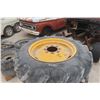 Image 3 : 4 Tractor Tires w/ Rims – 11.2/10-24