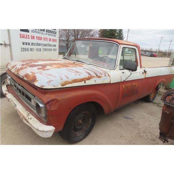 1960s Ford F-100 Pickup Truck – Project Vehicle, 2 Trucks Sold Together – No TOD