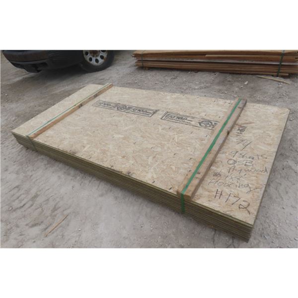 9 3/4" OSB Flooring Sheets – 4'x8'
