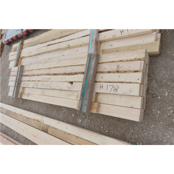 22 2"x4" x 7'-7" Dimensional Lumber