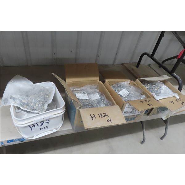 Sheet Metal Screws – 1½", Off-White/Ivory – Qty 4 Boxes