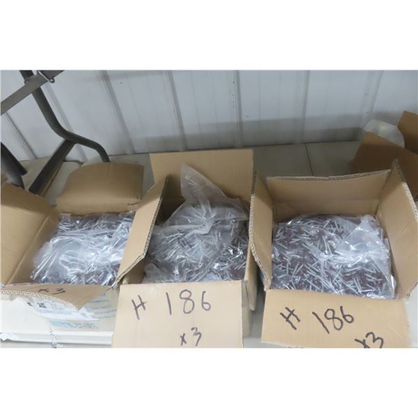 Sheet Metal Screws – 1½", Burgundy – Qty 3 Boxes