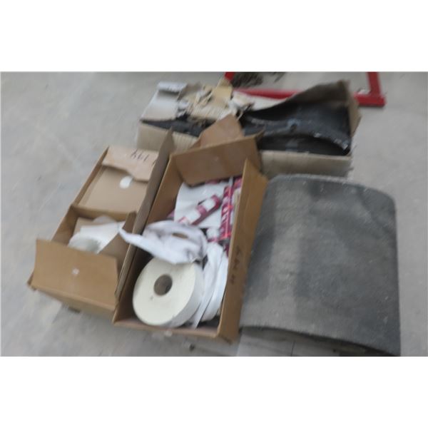Pallet Lot – Caulking, Stripping, Weathertile, and Rubber Matting
