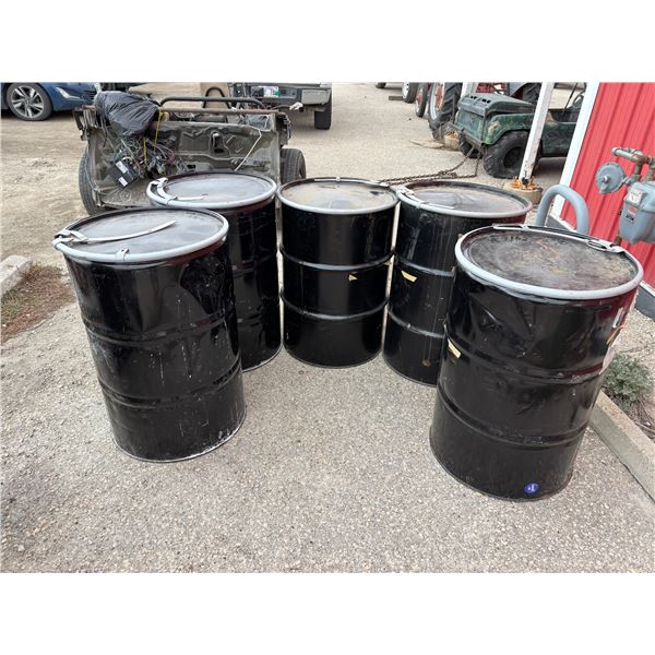 Lot of Steel Drums