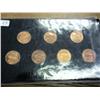 Image 2 : 1982 Lincoln Cent 7 Varieties UNC Set