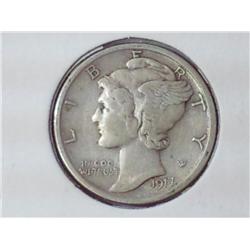 1917-S Mercury Dime (VF)