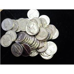 Roll Of 40 1960-D Jefferson Nickels (UNC)