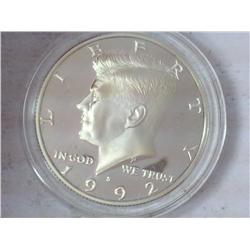 1992-S Kennedy Half Dollar (Proof) Silver