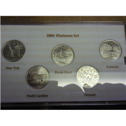 2001 Platinum Edition State Quarter Collection