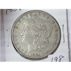 1884 Morgan Silver Dollar