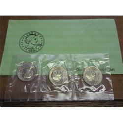 1980 Susan B Anthony P/D/S $ Souvenir Set