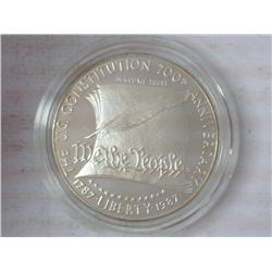 1987-S US Mint Constitution Proof Silver Dollar