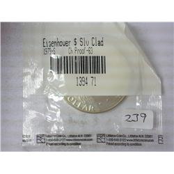 1973-S Ike Dollar (Silver) Proof 63