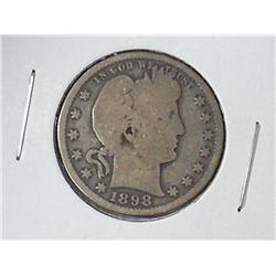 1898 Barber Quarter