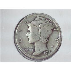 1918-S Mercury Dime