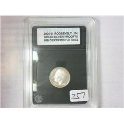 2000-S Roosevelt Dime INB Proof 70 (Silver)