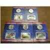 Image 2 : 2006 US Mint/ USPS 5 State Quarter & Stamp Sets