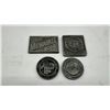 Image 2 : Eight Cast Metal Railroad Souvenir Plaques, Milwaukee Road, Southern Railway, and More