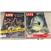 Image 3 : Collection of Vintage Magazines Including Life, Saturday Evening Post, Epic Illustrated, and More