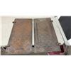 Image 2 : Pair of Vintage Cast Iron Decorative Panels with Embossed Tree Pattern, 30 x 15", Small Chip on Top