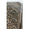 Image 8 : Pair of Vintage Cast Iron Decorative Panels with Embossed Tree Pattern, 30 x 15", Small Chip on Top