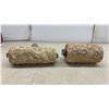 Image 3 : Vintage Decorative Patterned Paint Rollers, Cast Iron Cow Welcome Sign, Cabinet Hardware