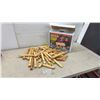 Image 1 : Toys-N-Things Frontier Kinder Cabin Wooden Interlocking Log Building Set Model K-0750