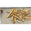 Image 3 : Toys-N-Things Frontier Kinder Cabin Wooden Interlocking Log Building Set Model K-0750